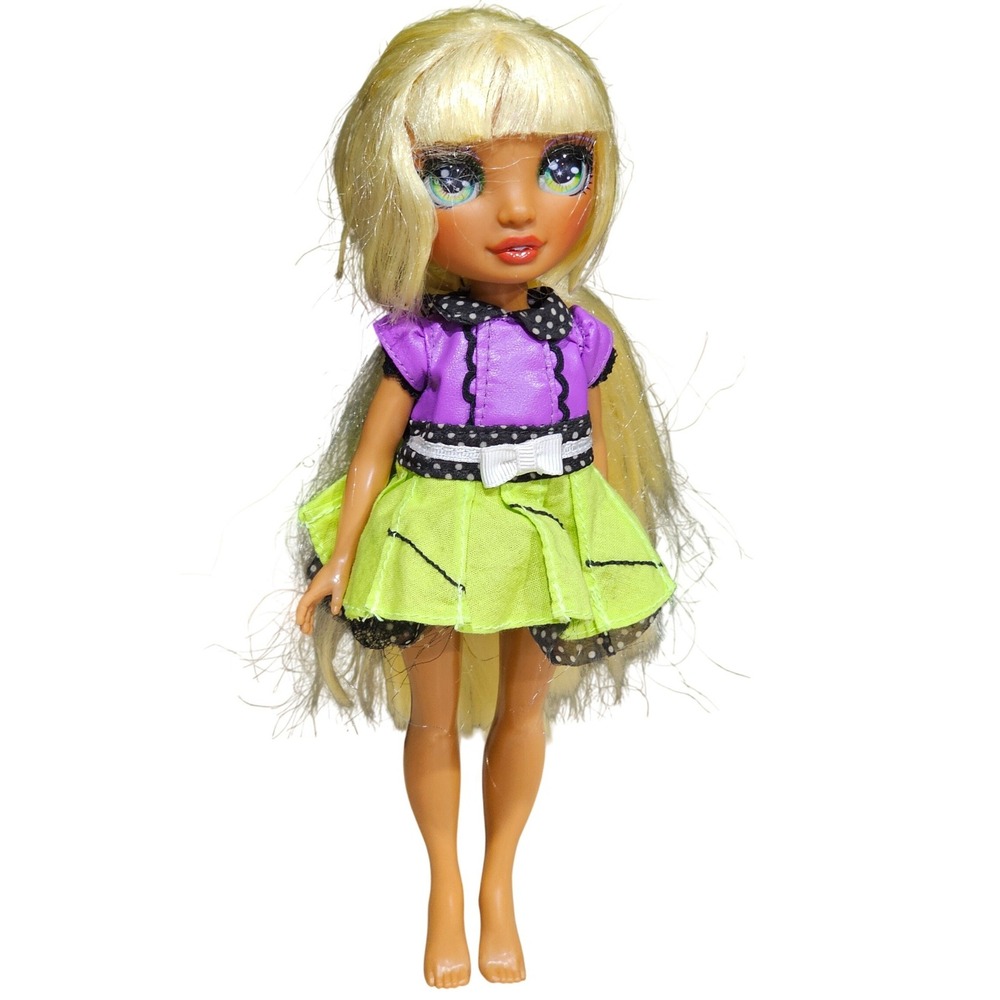 MGA Rainbow High Sunny Madison Series 1 Blonde Fashion Doll Purple Green Outfit‎